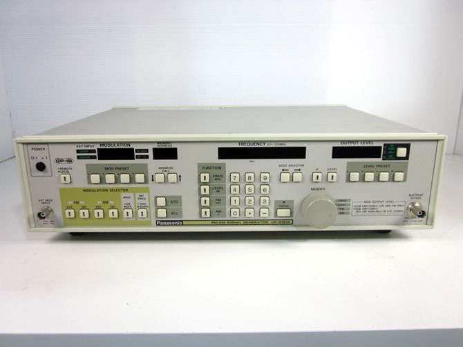 FM/AMステレオ標準信号発生器・VP-8191A（パナソニック）を買い取らせ